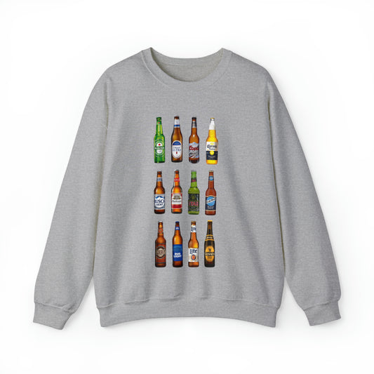 Beer Bottle Sweatshirt Unisex Heavy Blend™ Crewneck Sweatshirt