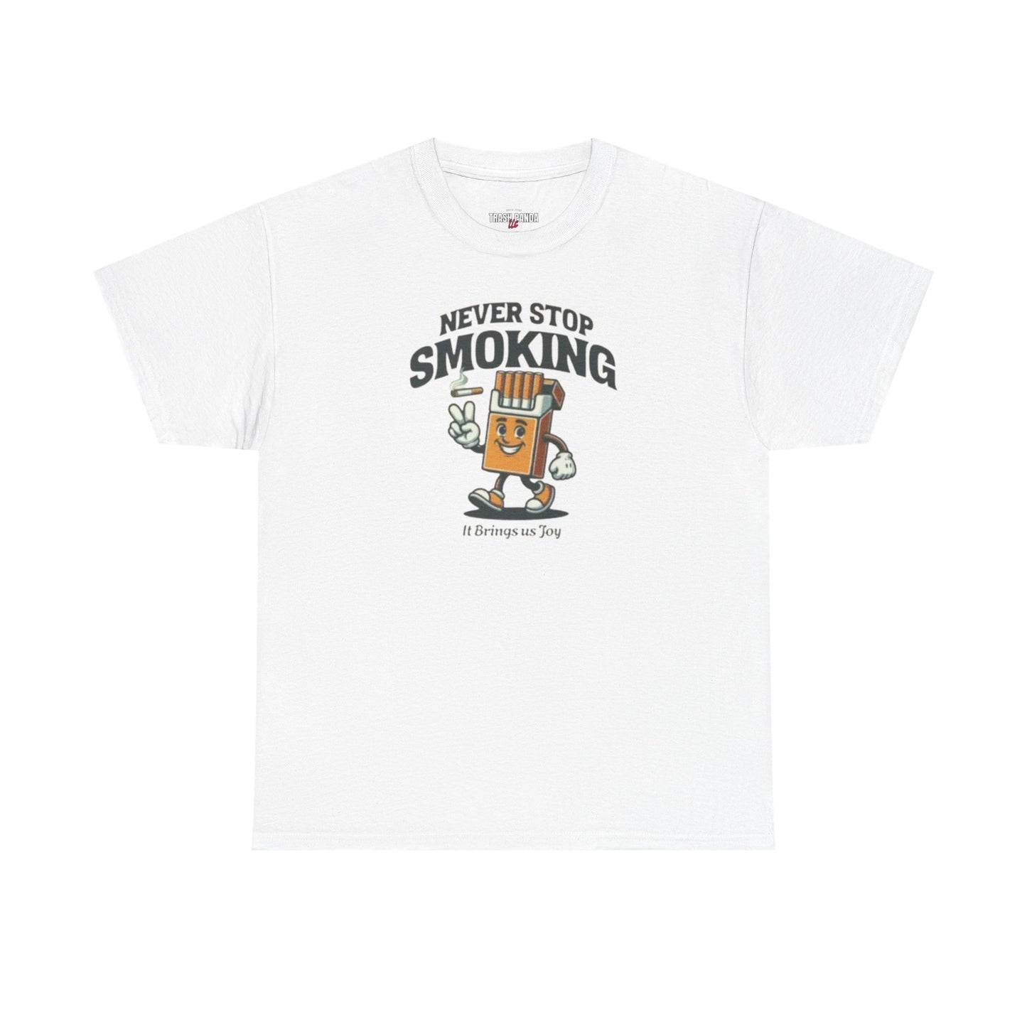 Never Stop Smoking Unisex Heavy Cotton Tee