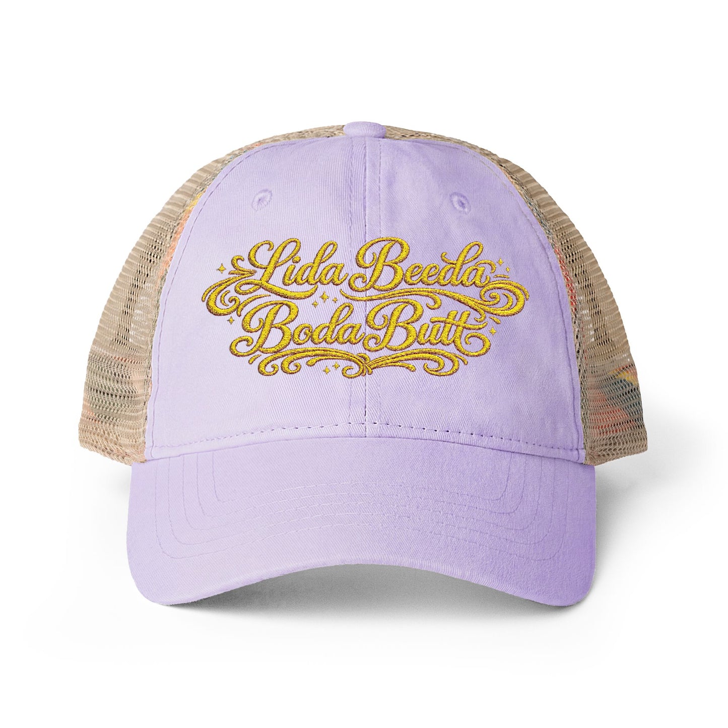 Lida Beeda Boda Butt Women's Washed Mesh-Back Cap