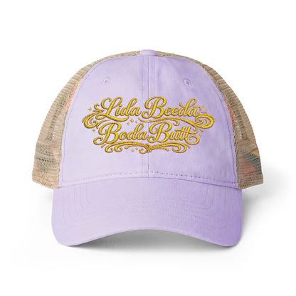 Lida Beeda Boda Butt Women's Washed Mesh-Back Cap