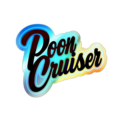 Poon Cruiser Holographic Die-cut Stickers