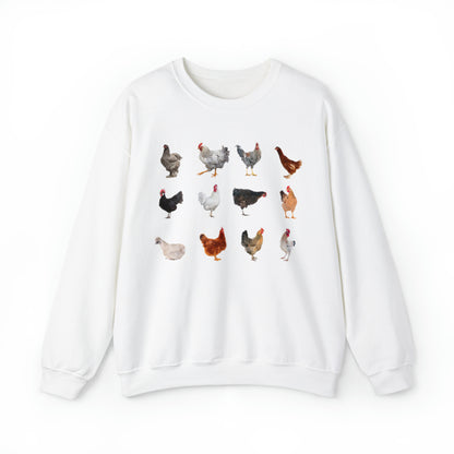 All The Chickens Sweatshirt Unisex Heavy Blend™ Crewneck Sweatshirt