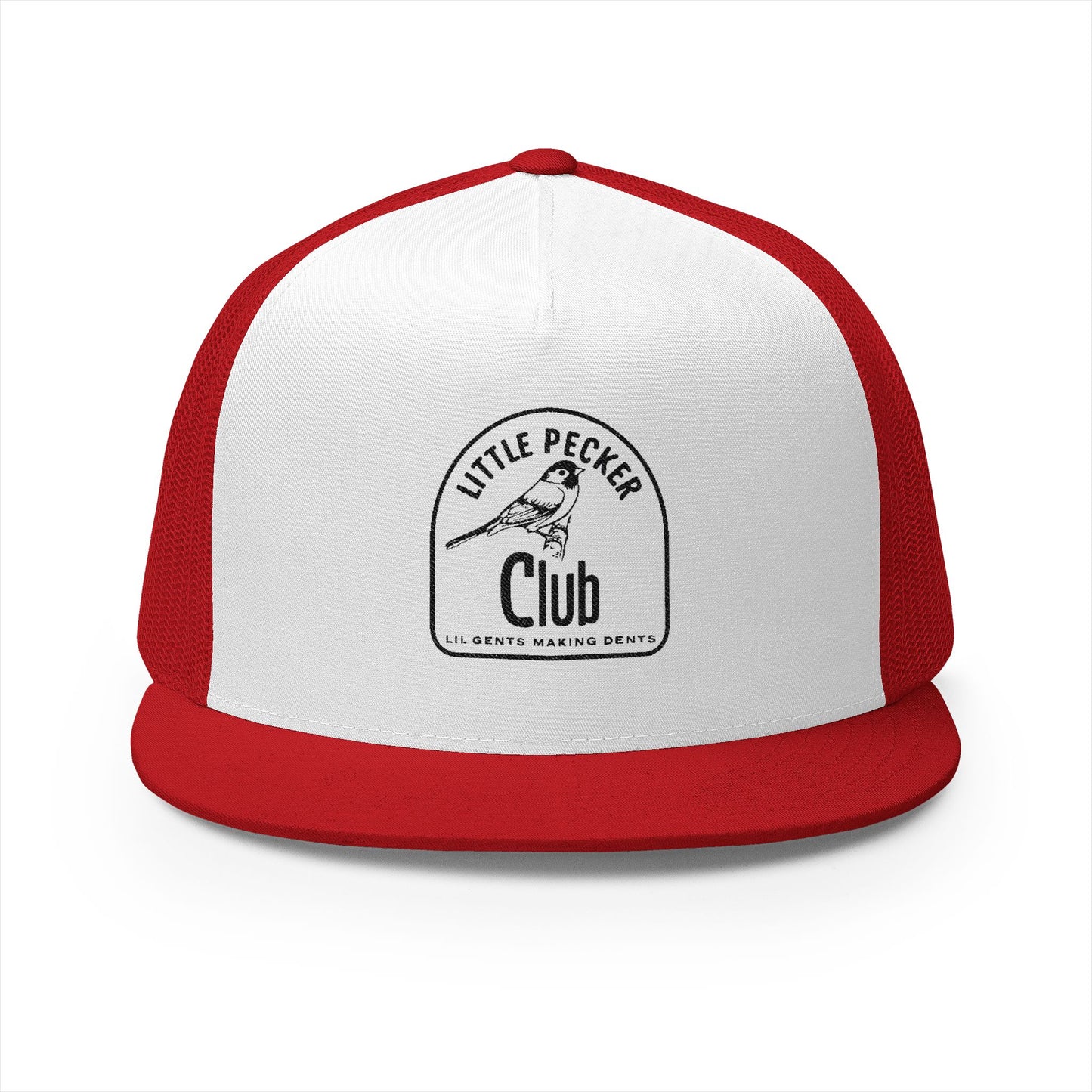 Little Pecker Club Embroidered 5 Panel Trucker Cap