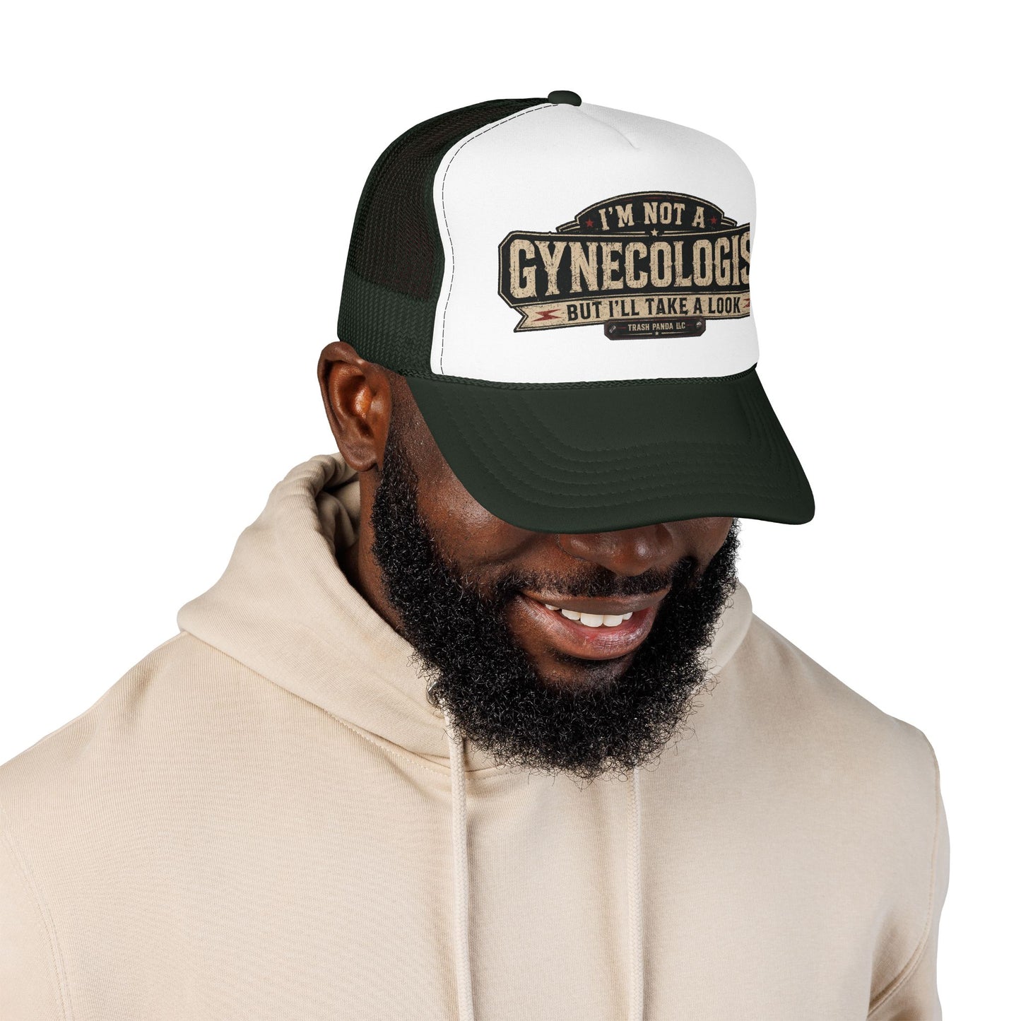 No Gynecologist Foam Trucker Hat (Printed)