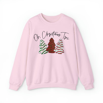 Oh Christmas Tree Cake Sweatshirt Unisex Heavy Blend™ Crewneck Sweatshirt