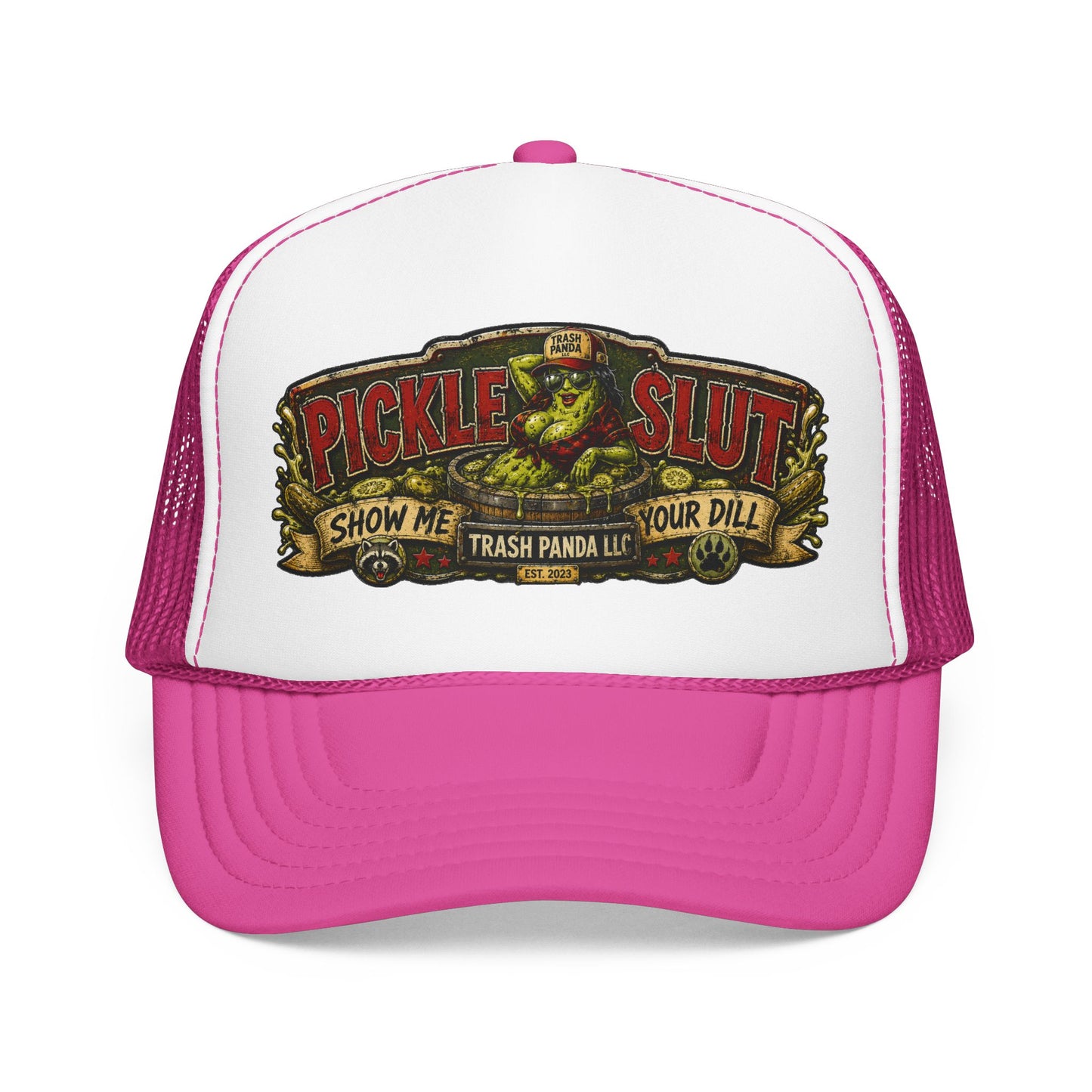 Pickle Sl*t Foam Trucker Hat (Printed)
