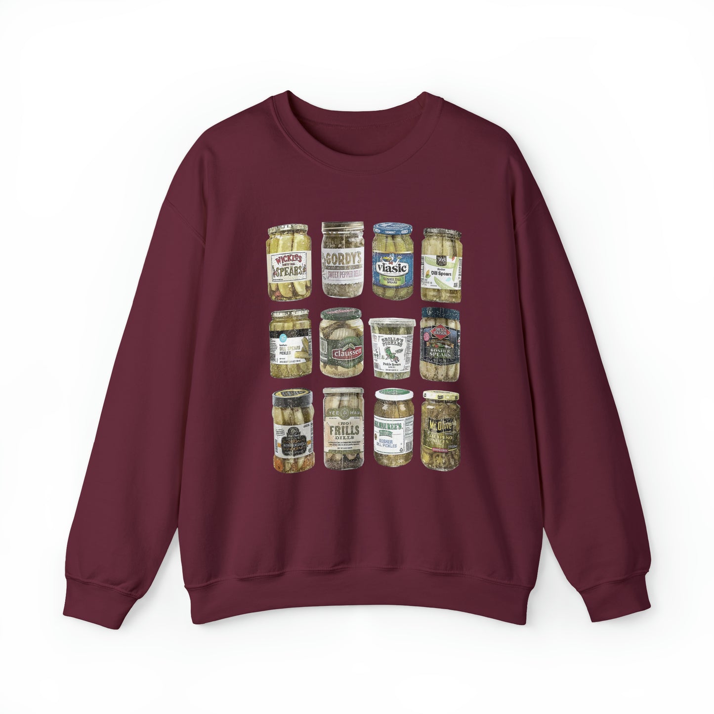 Vintage Pickle Sweatshirt Unisex Heavy Blend™ Crewneck Sweatshirt