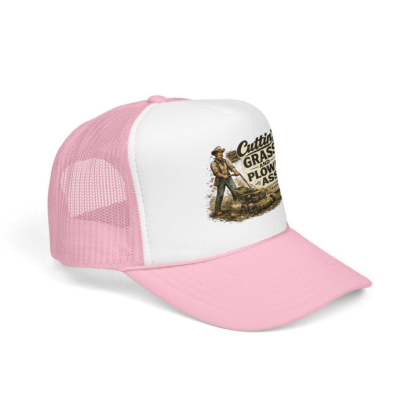 Cuttin' Grass Foam Trucker Hat (Printed)
