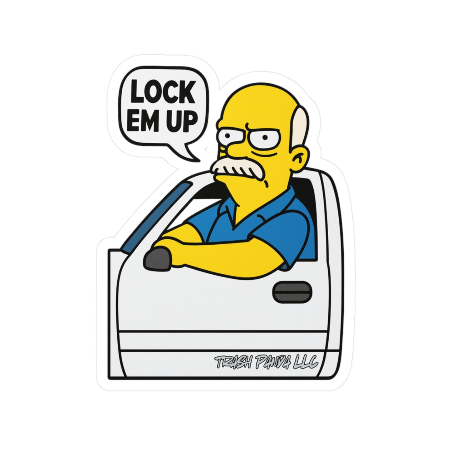 Lock Em Up Simpson Vinyl Decals