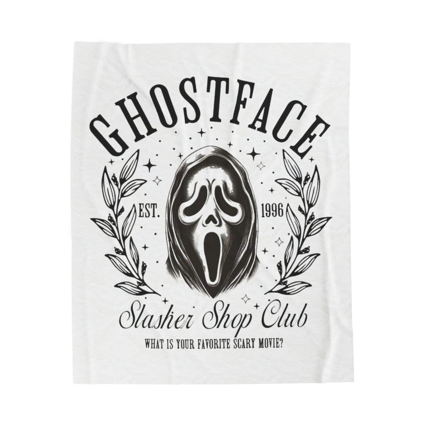 GHOSTFACE Velveteen Plush Blanket