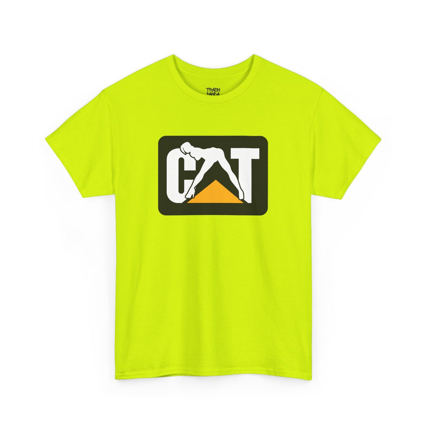 CAT Girl Logo Front Unisex Heavy Cotton Tee