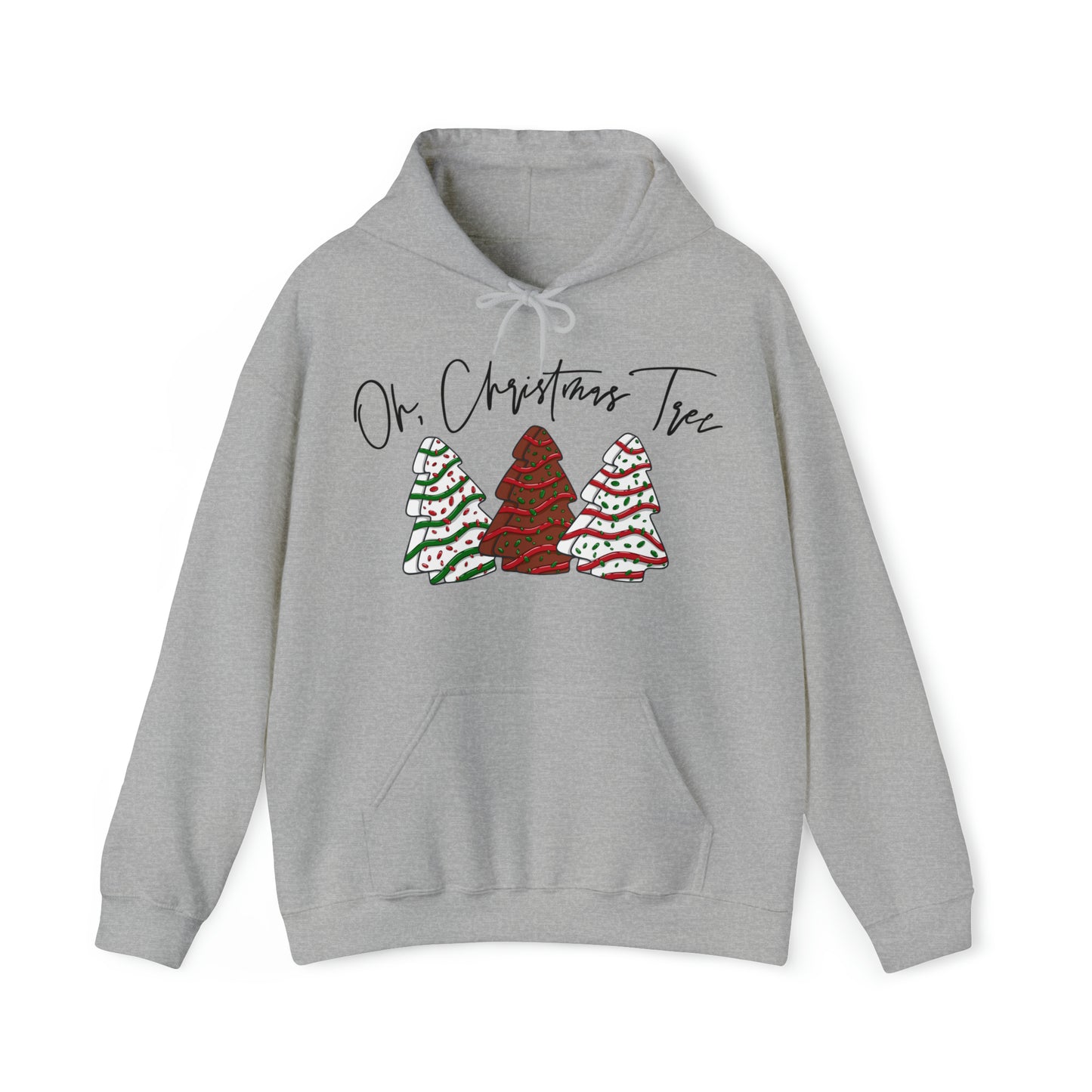 Oh Christmas Tree Cake Unisex Heavy Blend™ Hooded Sweatshirt