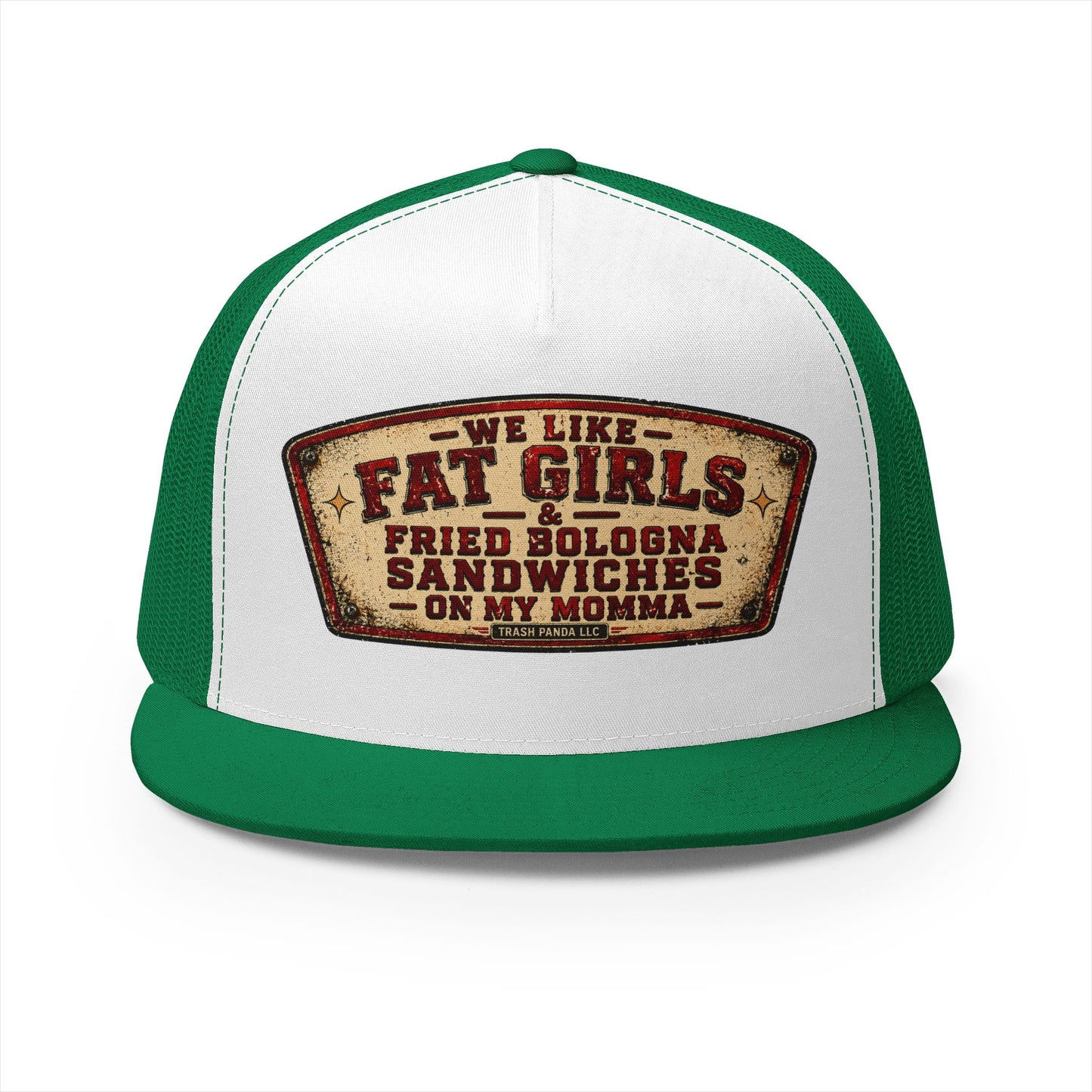 On My Momma 5 Panel Trucker Cap (Printed)