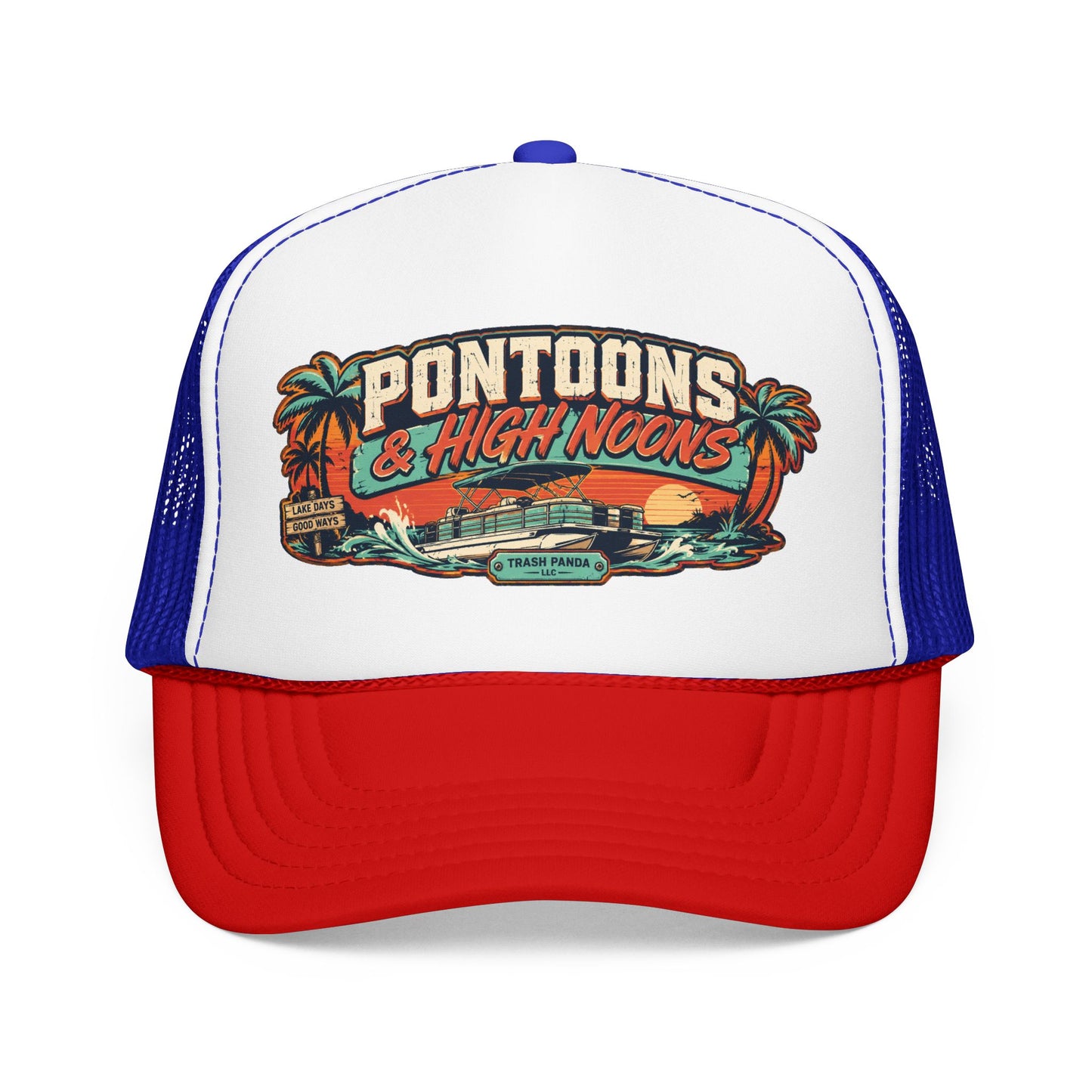 Pontoons & High Noons Foam Trucker Hat (Printed)