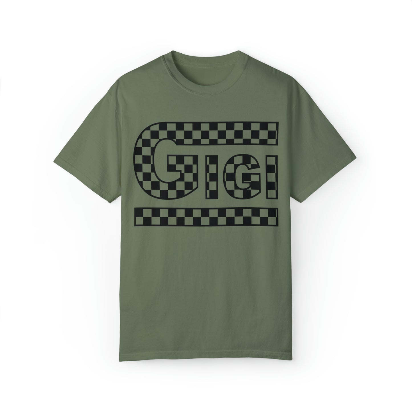 Checkered Gigi Comfort Colors Unisex Garment-Dyed T-shirt