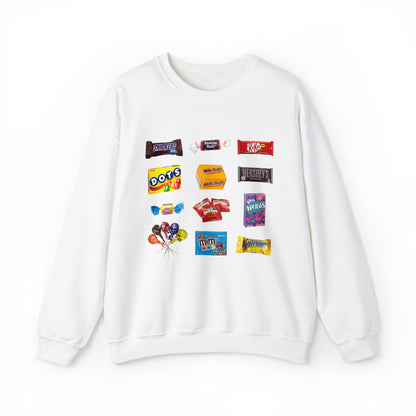 Halloween Candy Sweatshirt Unisex Heavy Blend™ Crewneck Sweatshirt