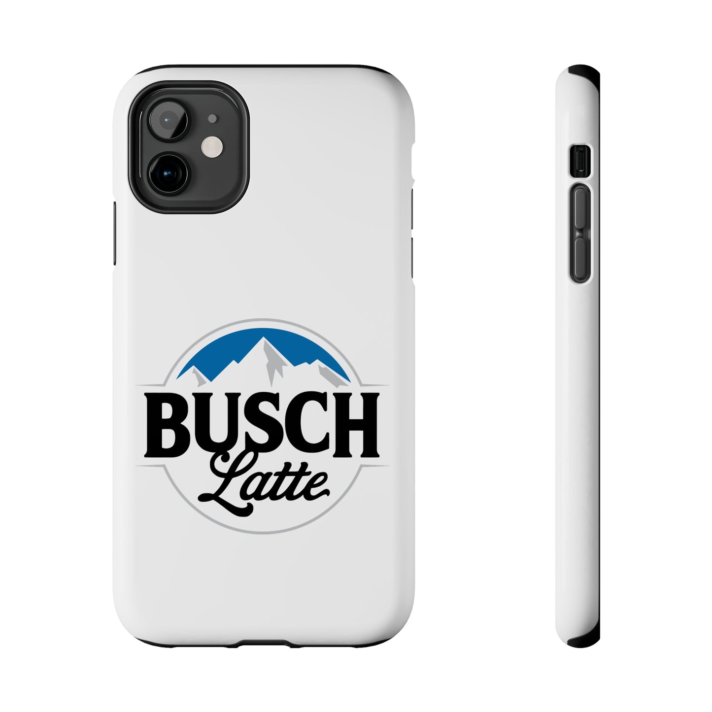 Busch Latte White Tough iPhone Cases