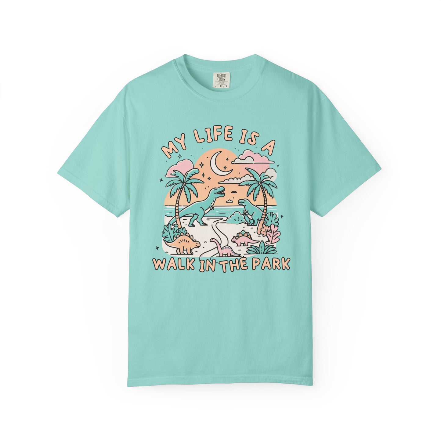 Walk In The Park Dino Comfort Colors T-shirt
