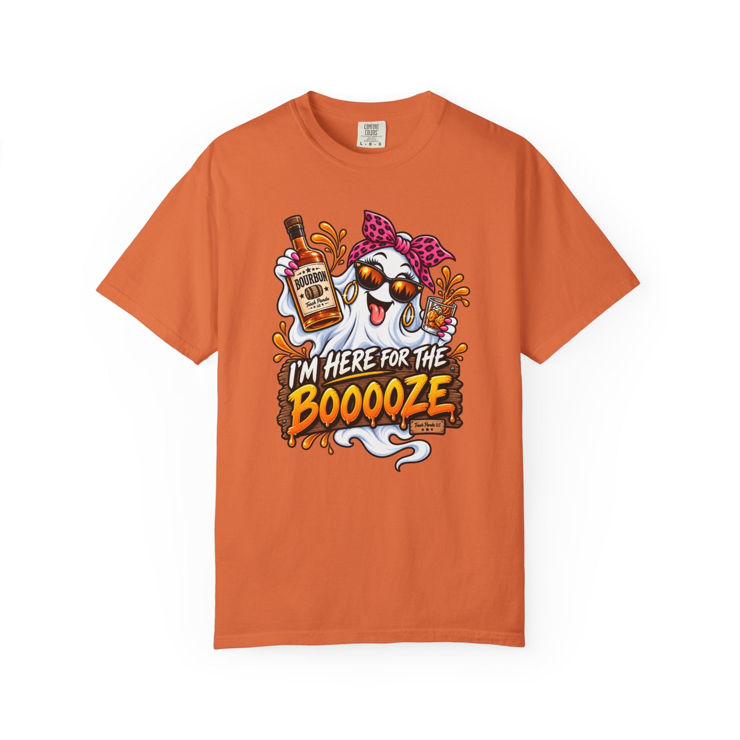 Here For The Booooze (Ladies) Comfort Colors T-shirt