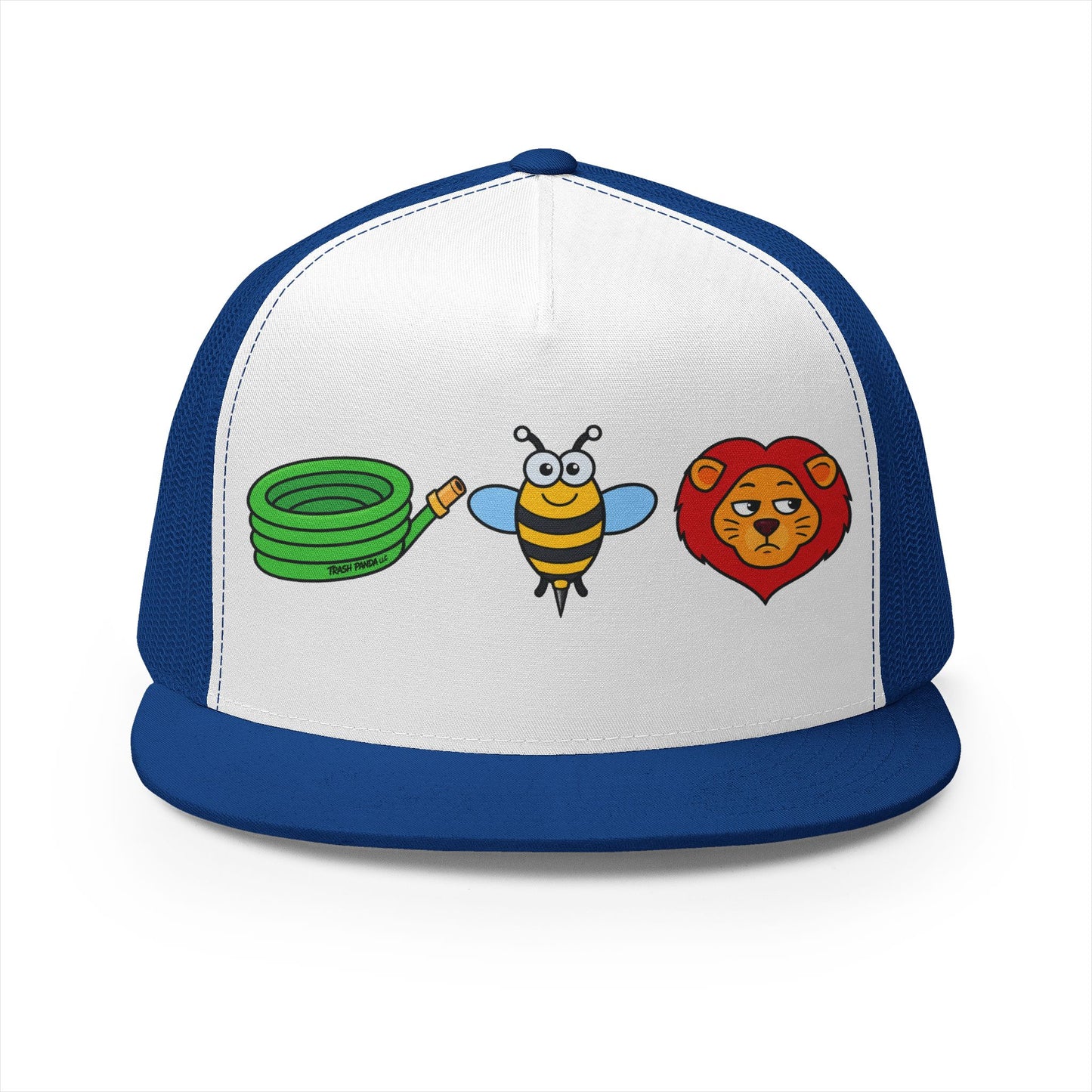 Hose Bee Lion 5 Panel Trucker Cap (Printed)
