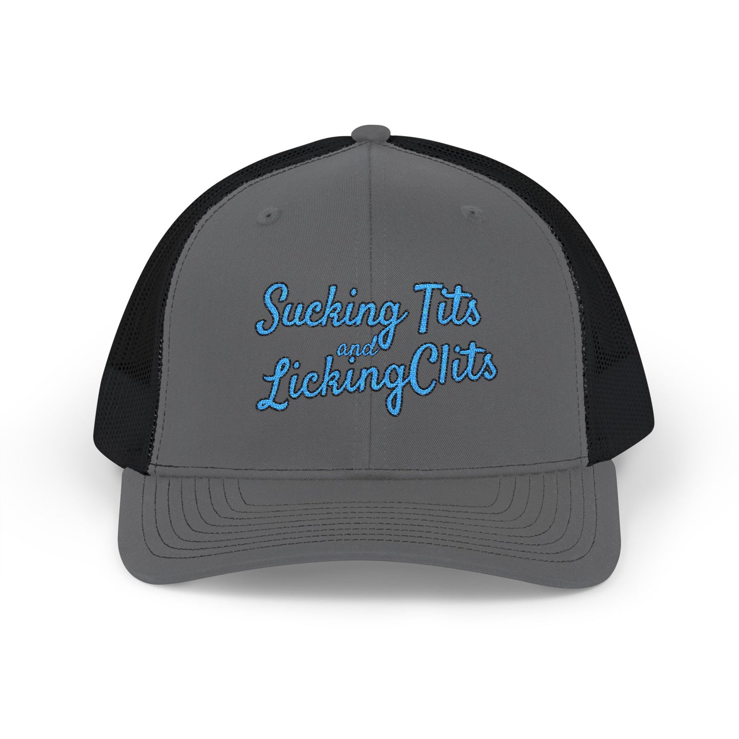 Sucking Ts and Licking Cs (Blue Thread) Richardson 112 Snapback Trucker Cap