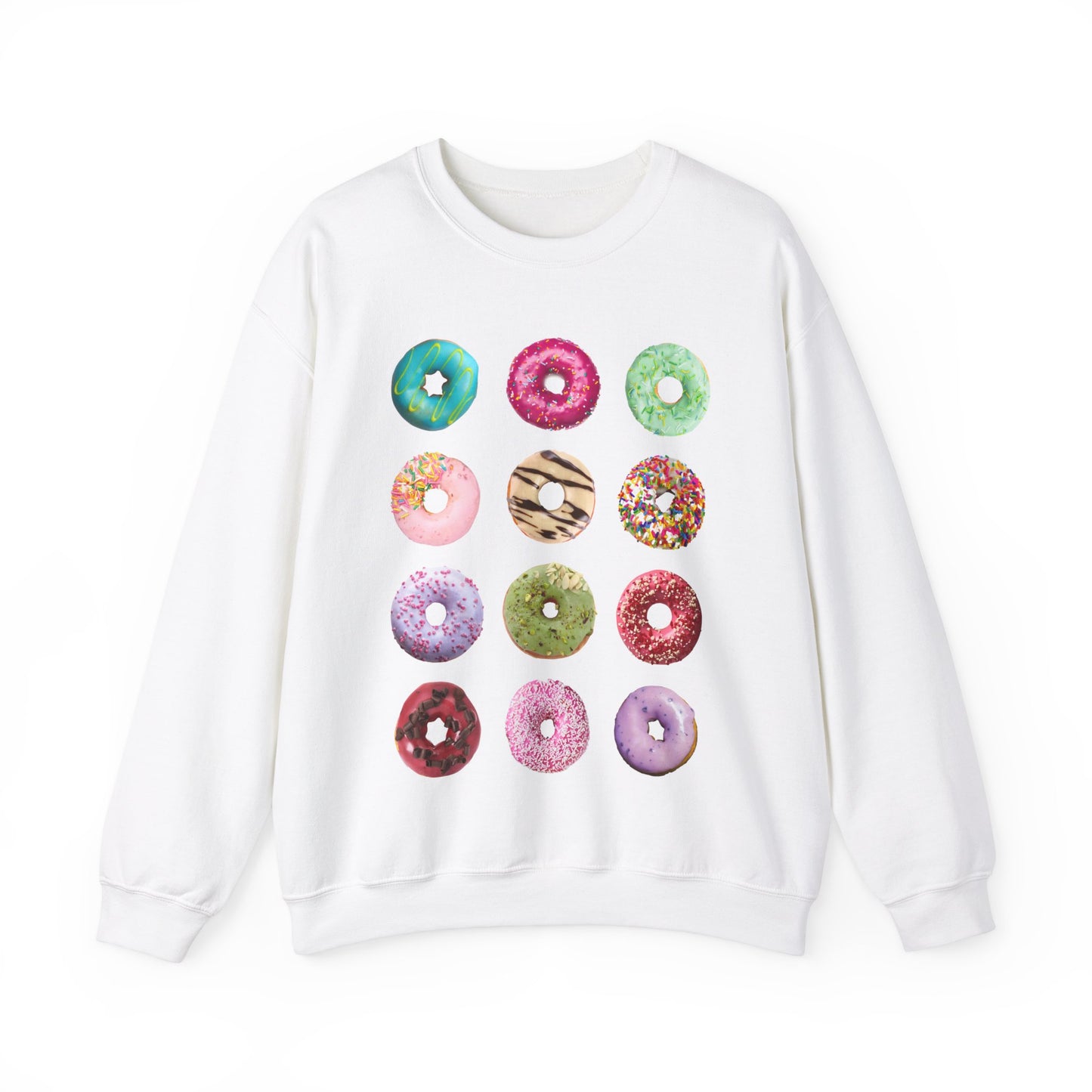 Donuts Sweatshirt Unisex Heavy Blend™ Crewneck Sweatshirt