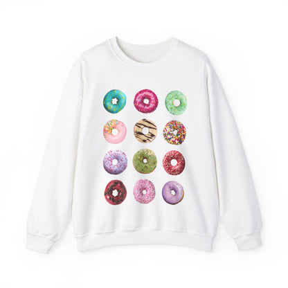 Donuts Sweatshirt Unisex Heavy Blend™ Crewneck Sweatshirt