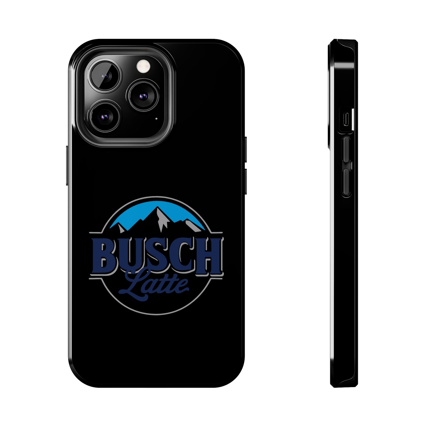 Busch Latte Blk Tough iPhone Cases