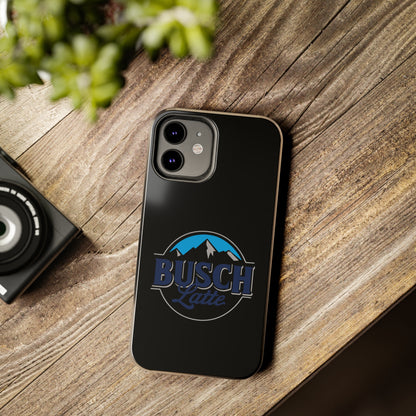 Busch Latte Blk Tough iPhone Cases