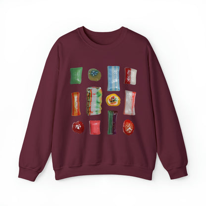 Christmas Candy Sweatshirt Unisex Heavy Blend™ Crewneck Sweatshirt