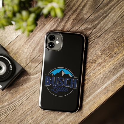 Busch Latte Blk Tough iPhone Cases