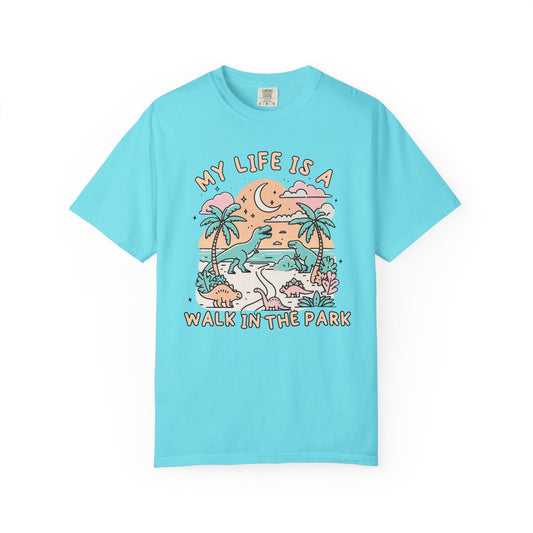 Walk In The Park Dino Comfort Colors T-shirt