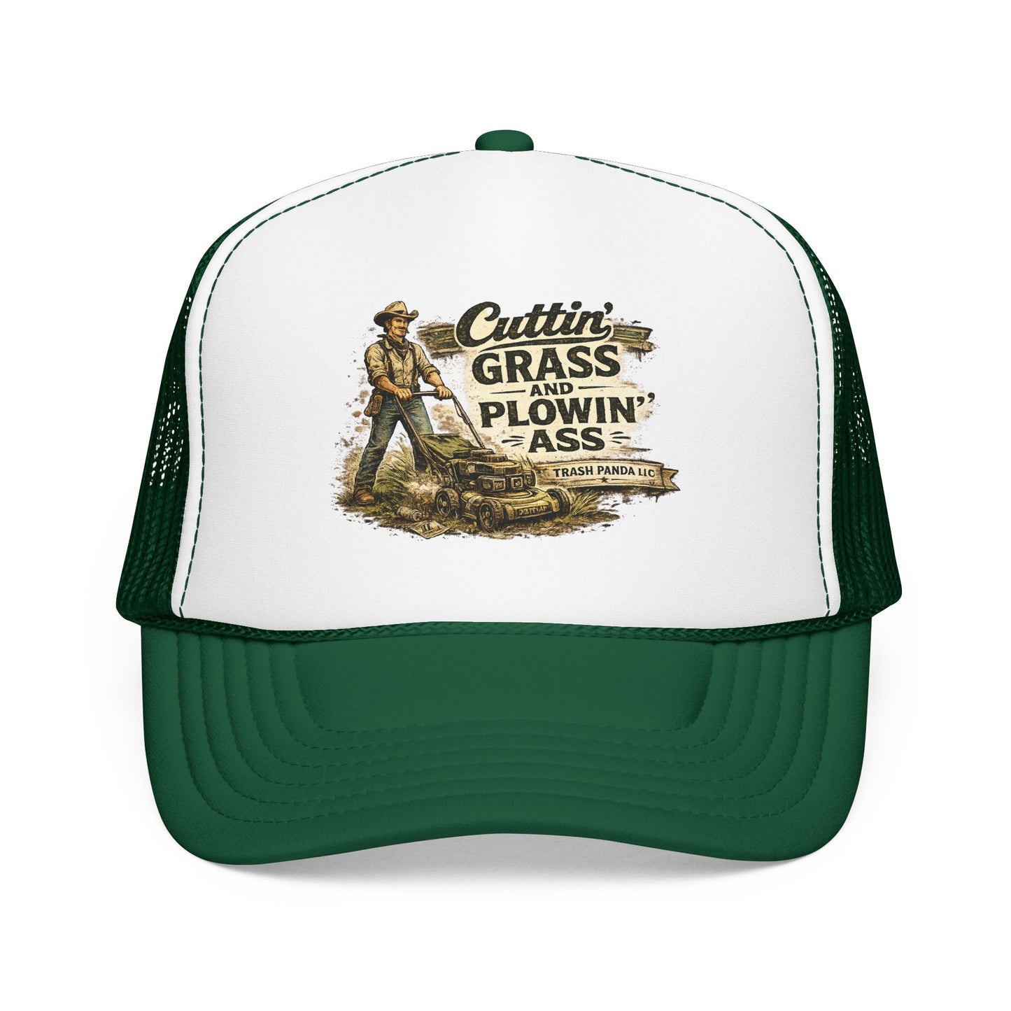 Cuttin' Grass Foam Trucker Hat (Printed)