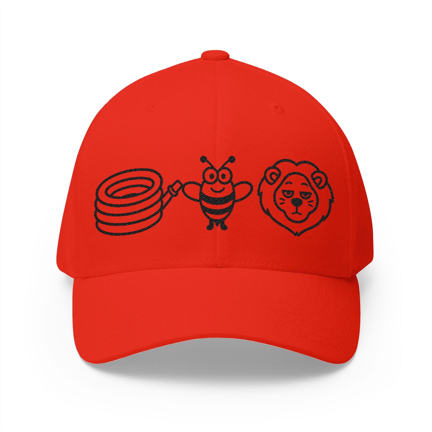 Hose Bee Lion Flex Fit Closed-Back Structured Cap (Embroidery)