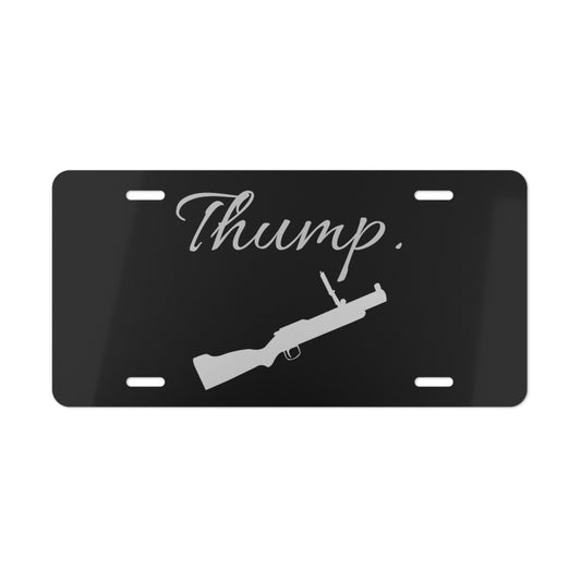 Thump Vanity Plate