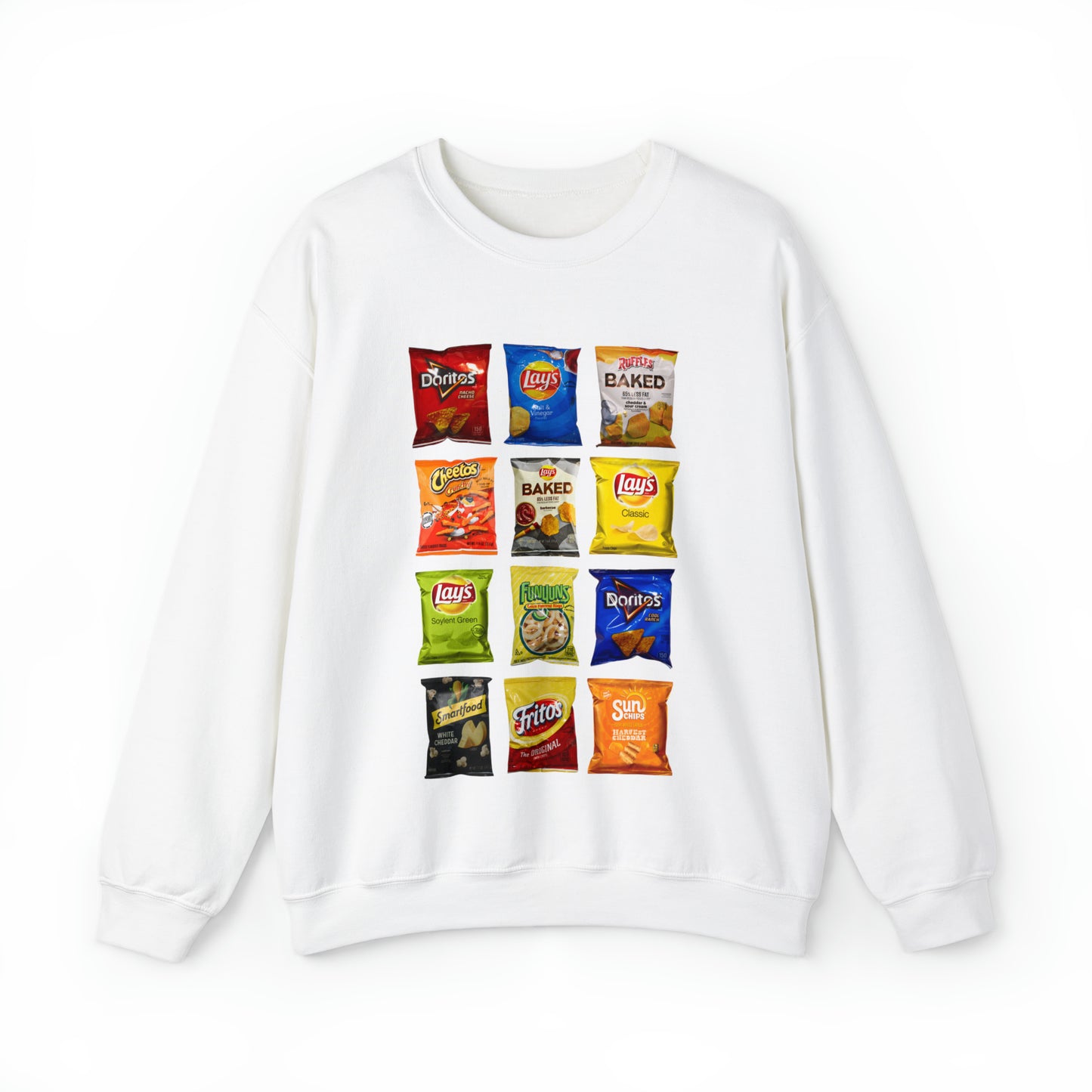 Snack Chips Sweatshirt Unisex Heavy Blend™ Crewneck Sweatshirt