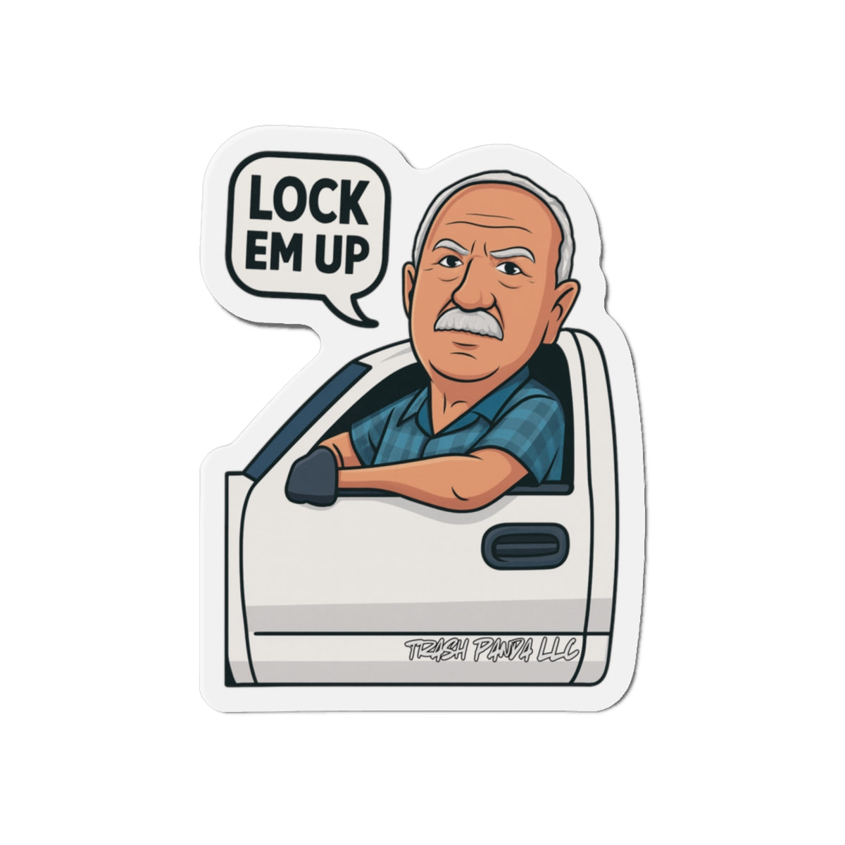 Lock Em Up Die-Cut Magnets