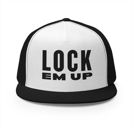 Lock Em Up 5 Panel Trucker Cap (Embroidery)