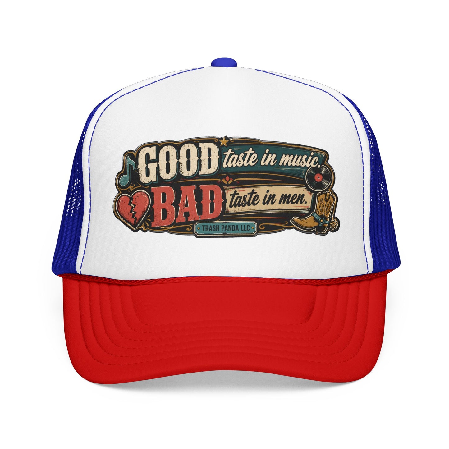 Good Taste In Music Foam Trucker Hat (Printed)