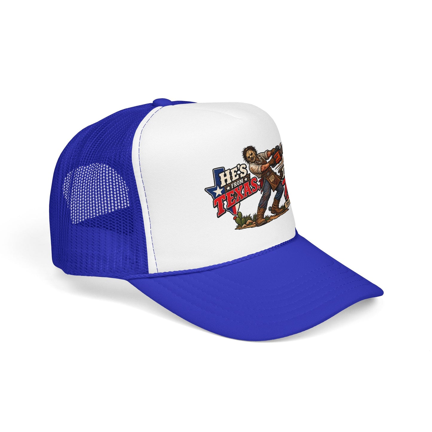 He's From Texas Foam Trucker Hat