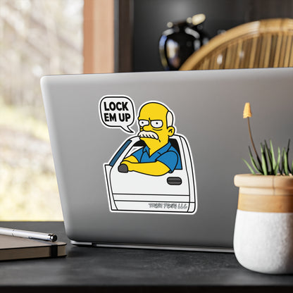 Lock Em Up Simpson Vinyl Decals