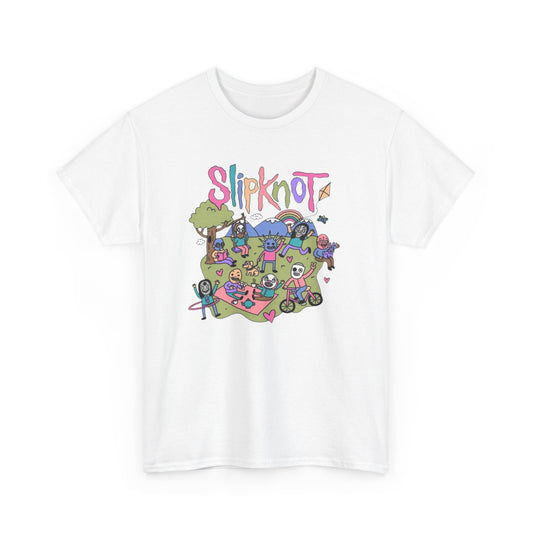 Colorful Metal Band Tee