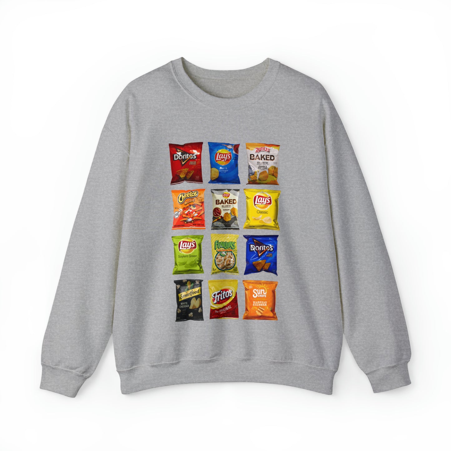 Snack Chips Sweatshirt Unisex Heavy Blend™ Crewneck Sweatshirt