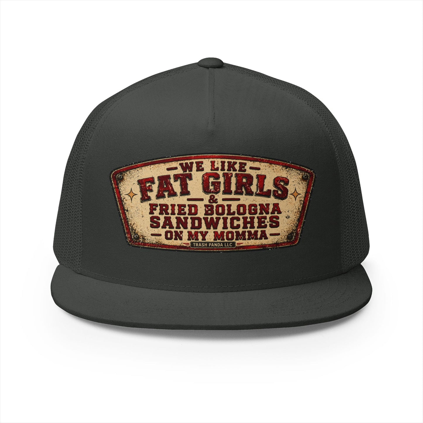 On My Momma 5 Panel Trucker Cap (Printed)