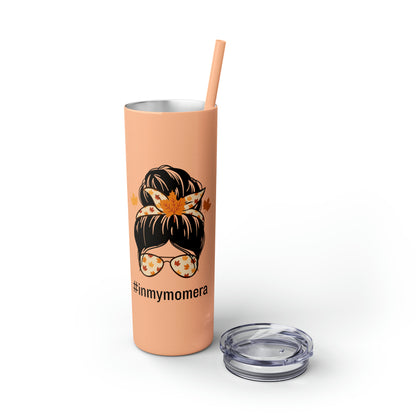 In My Mom Era Fall Skinny Tumbler with Straw, 20oz