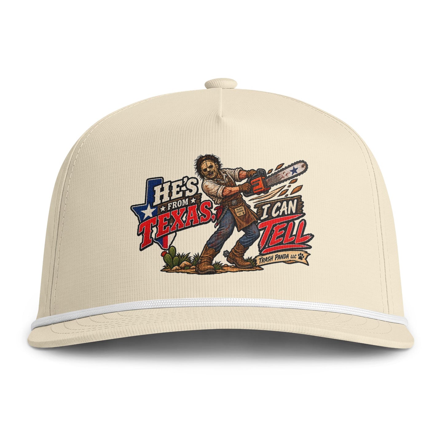 He's From Texas Comfort Colors Sunwashed Rope Cap