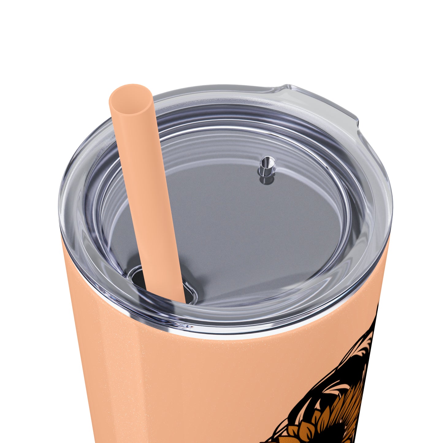 Hello Autumn Skinny Tumbler with Straw, 20oz