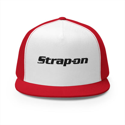 Strap-On 5 Panel Trucker Cap (Embroidery)