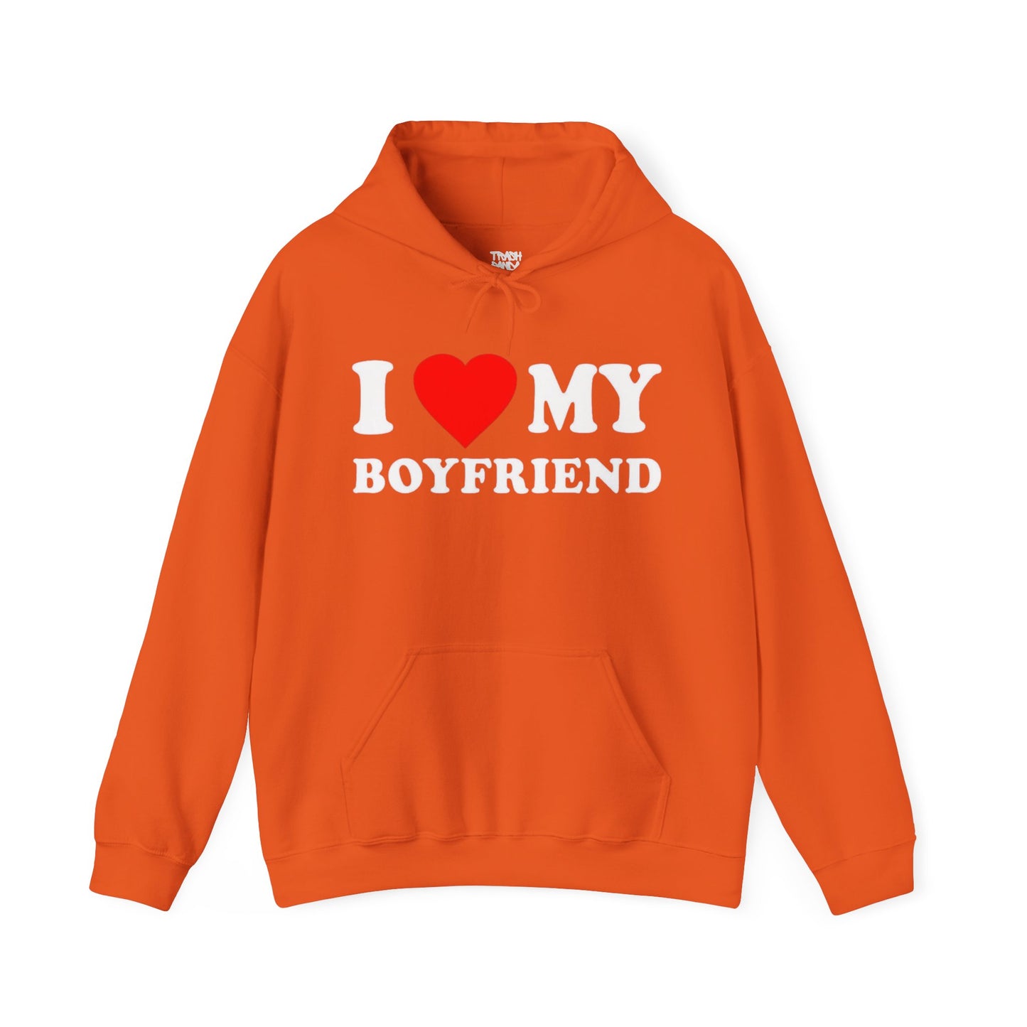 I Heart My Boyfriend Unisex Heavy Blend™ Hooded Sweatshirt