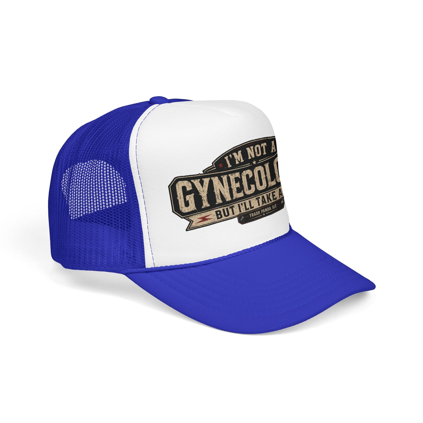 No Gynecologist Foam Trucker Hat (Printed)